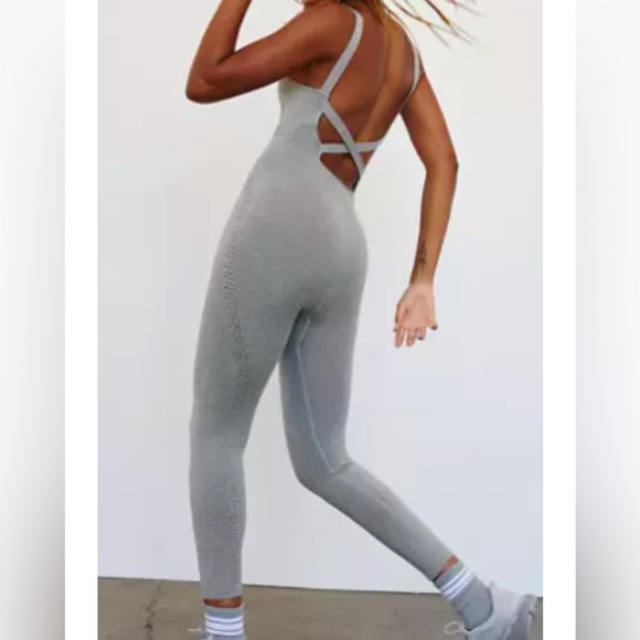 Free People Good Karma Onesie In Grey. Rare! NWOT! Sz XL - Picture 2 of 8